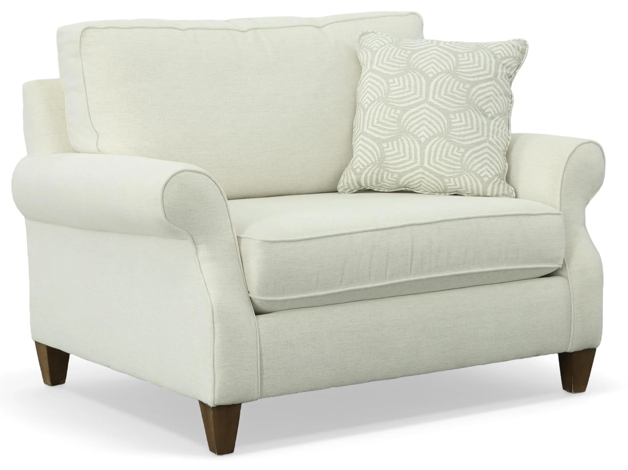 Bassett Davenport 271618FC Transitional Chair and a Half with Memory